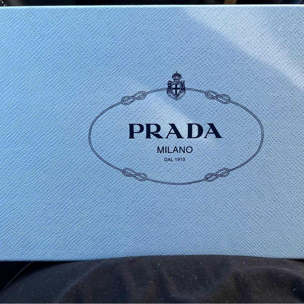 Nearly new Black Suede PRADA pumps - Picture 10 of 13